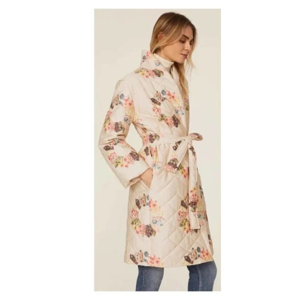 NEW Samantha Sipos Quilted Coat Size XS - Picture 4 of 14